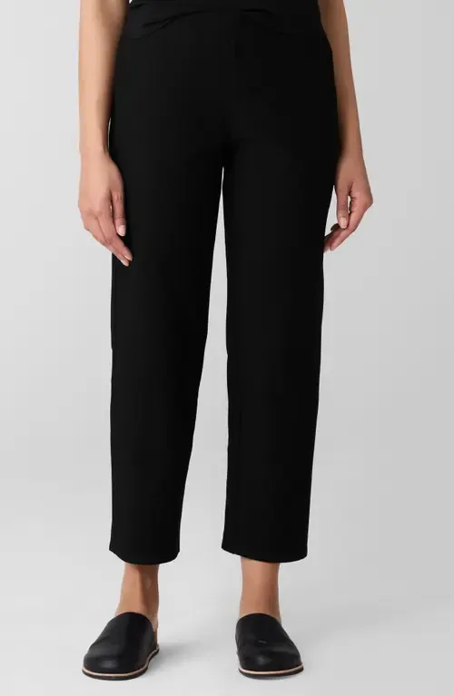 Ankle Straight Leg Stretch Pants by Eileen Fisher