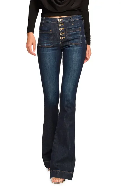 Cindy High Waist Flare Jeans by Ramy Brook