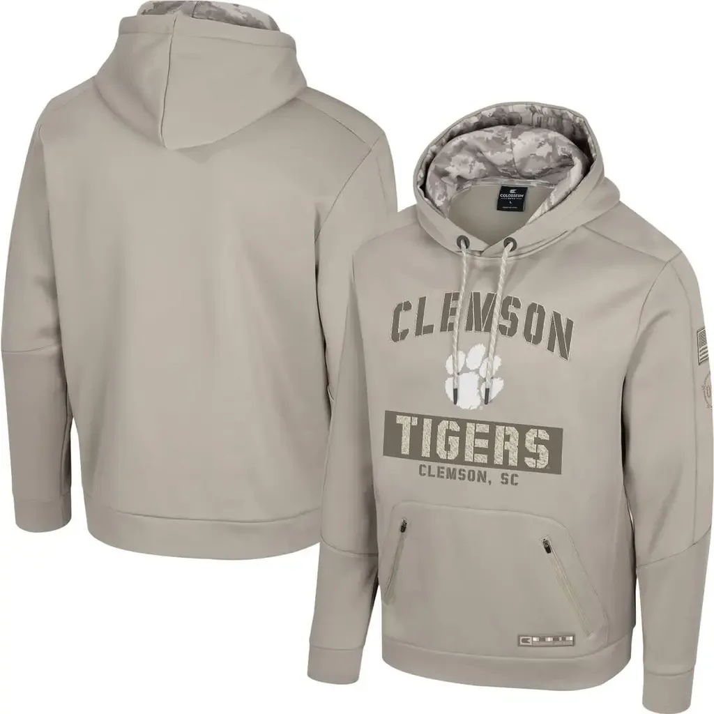 Clemson Tigers Operation Hat Trick Battalion Hoodie Sweatshirt by COLOSSEUM