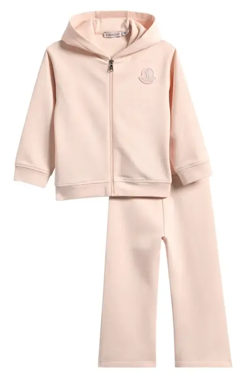 Stretch Cotton Zip Hoodie & Sweatpants Set by Moncler