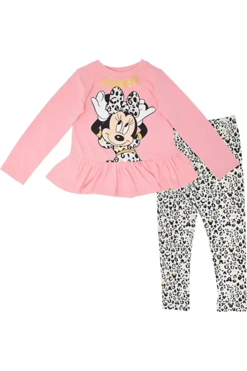 Minnie Mouse Glitter 2-Piece Tee and Leggings Set by Disney