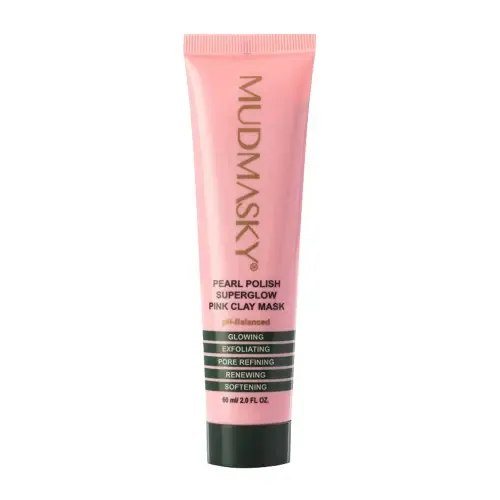 Pearl Polish Superglow Pink Clay Mask by MUDMASKY