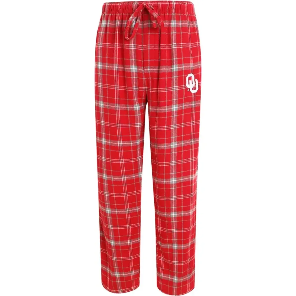 Oklahoma Sooners Ultimate Plaid Pants by CONCEPTS SPORT
