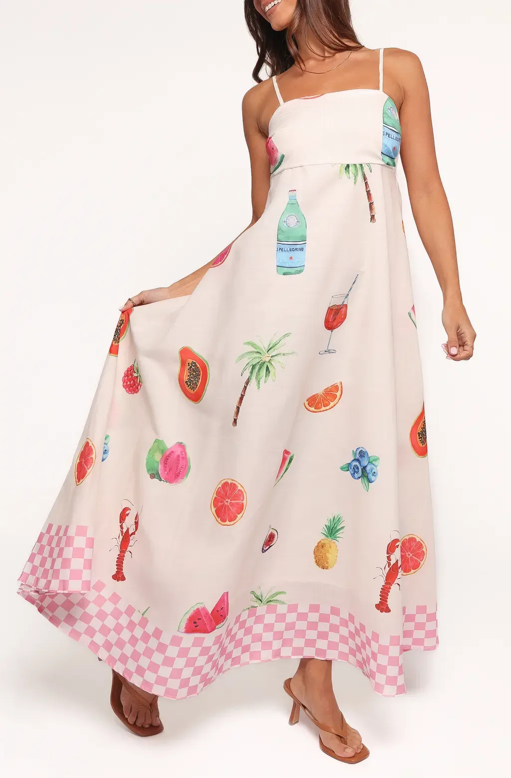 Brea Printed Maxi Sundress