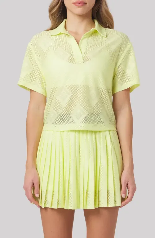 Cici Golf Polo in Sunny Lime Green