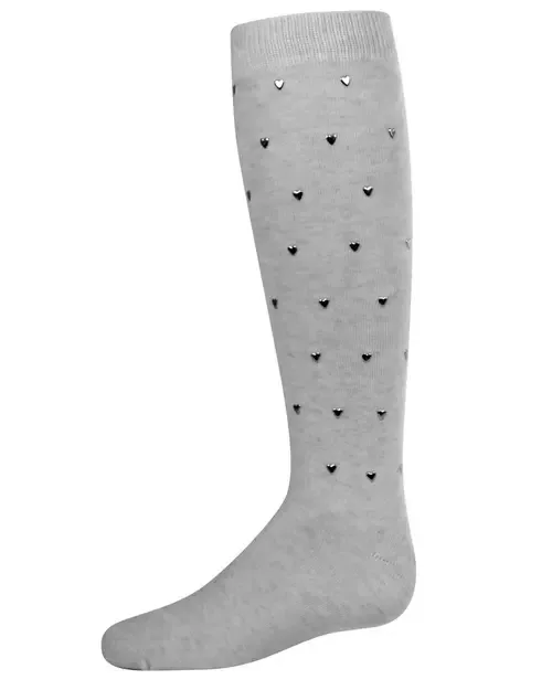 Sweetheart Studded Knee-High Socks by MeMoi