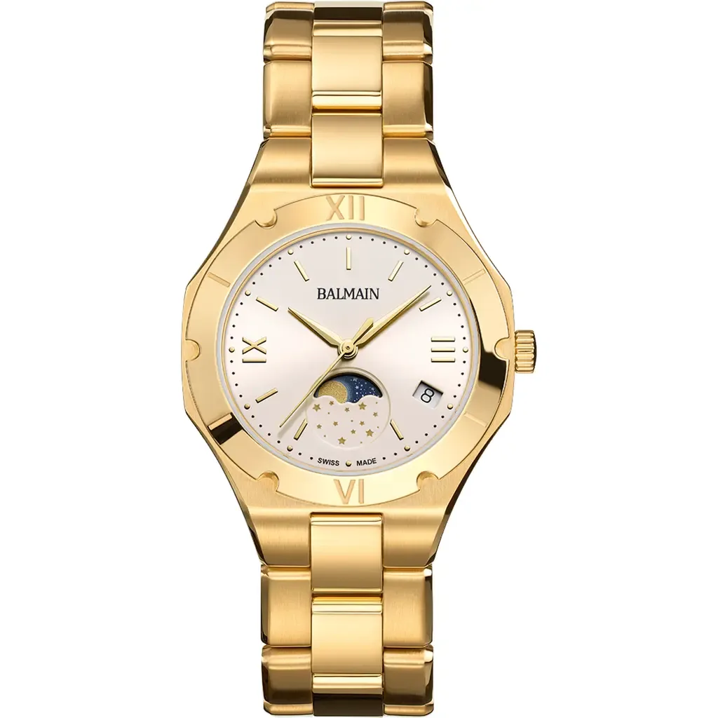 Be Balmain Moonphase Bracelet Watch, 33mm by Balmain