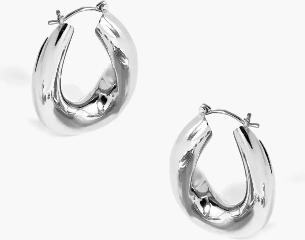 Falin Midi Chubby Hoop Earrings
