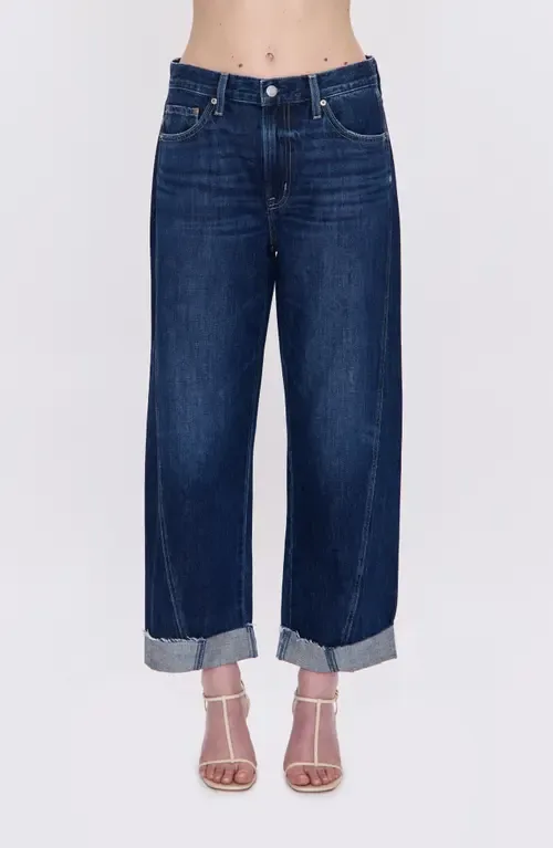 Kacey Cuffed High Waist Boyfriend Jeans by Pistola
