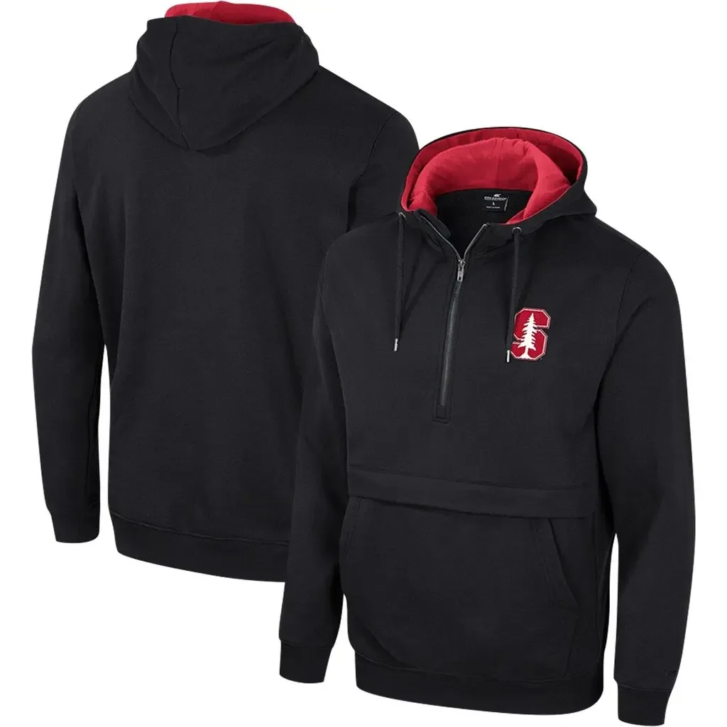 Colosseum Stanford Cardinal Half-Zip Hoodie by COLOSSEUM
