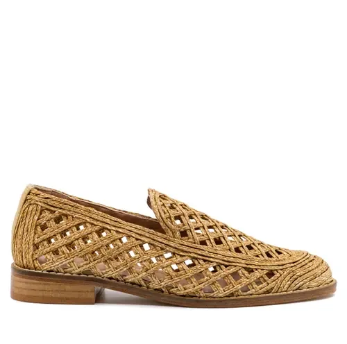 Elisa Raffia Loafer by Andrea Gomez
