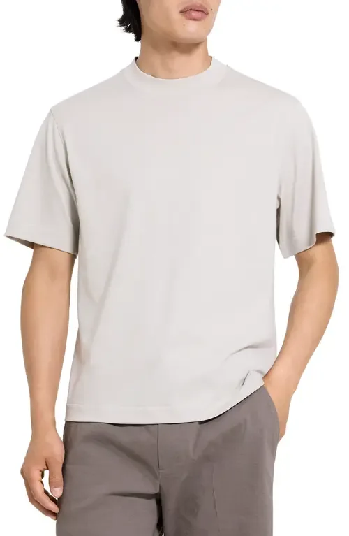 Relaxed Stripe Cotton Blend T-Shirt by Theory