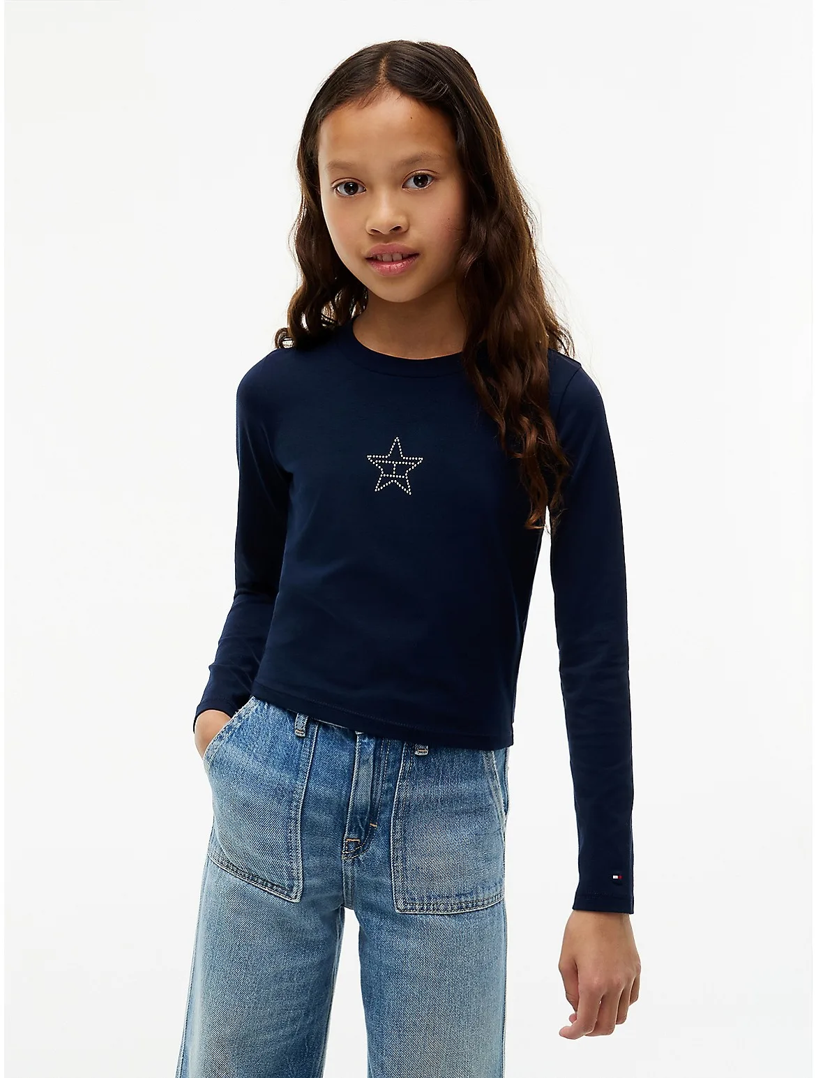 Studded Star Logo T-Shirt by Tommy Hilfiger