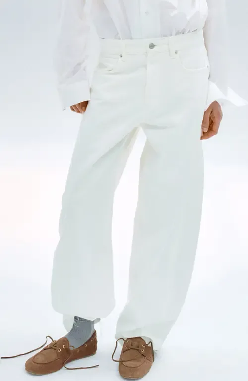 Mid Rise Balloon Jeans by MANGO