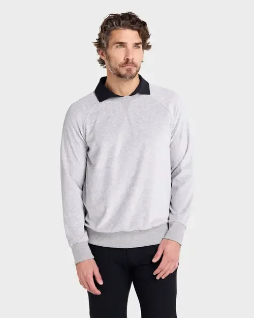 Country Club Raglan Sweater Velour by Blanco Clothing