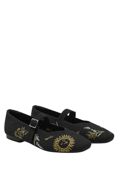 Healing Garden Square-Toe Margot Mary Jane by VIVAIA