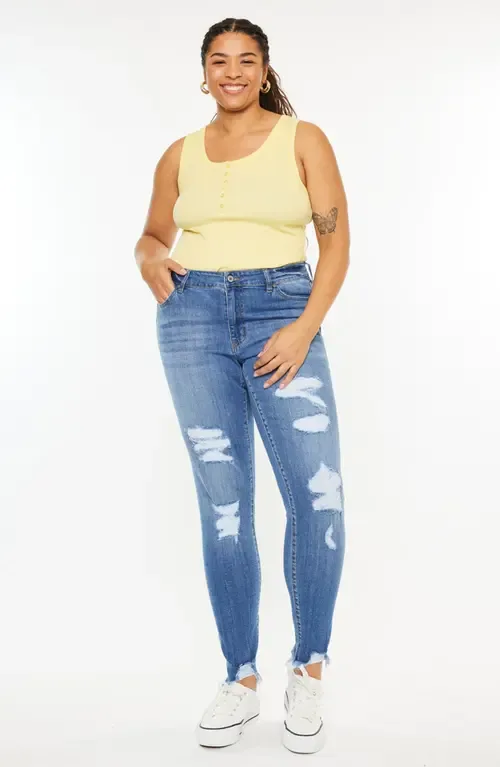 Summer Mid Rise Super Skinny Jeans by KanCan