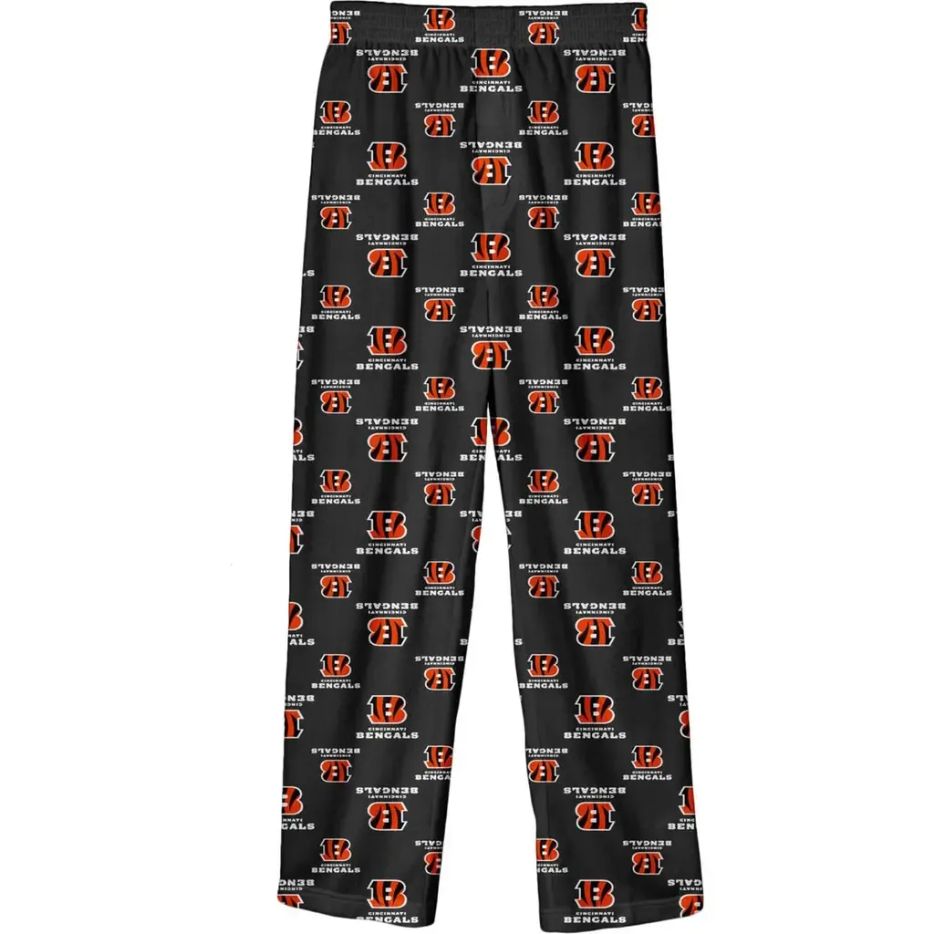 Cincinnati Bengals Team-Colored Printed Pajama Pants by Outerstuff