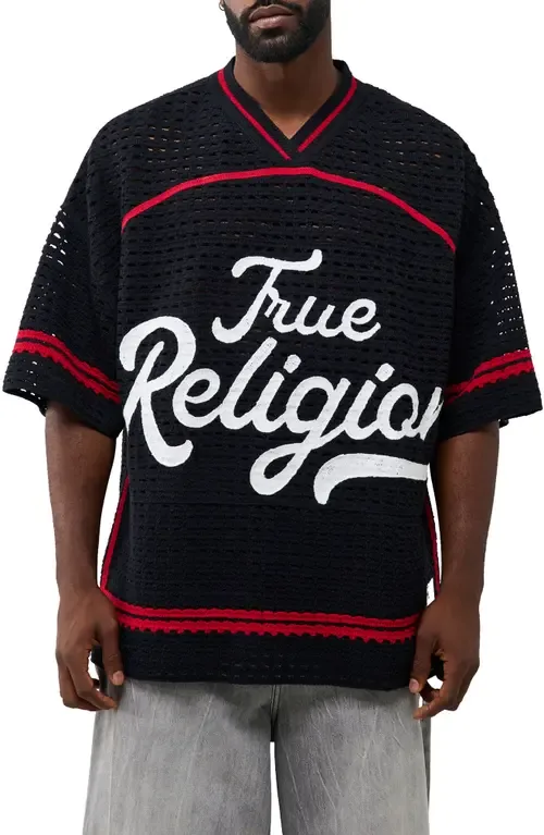 Crochet Football Jersey by True Religion