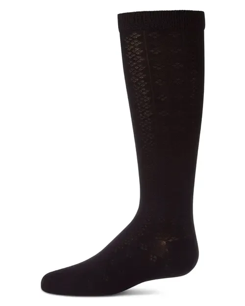 Diamond-Patterned Knee Sock by MeMoi