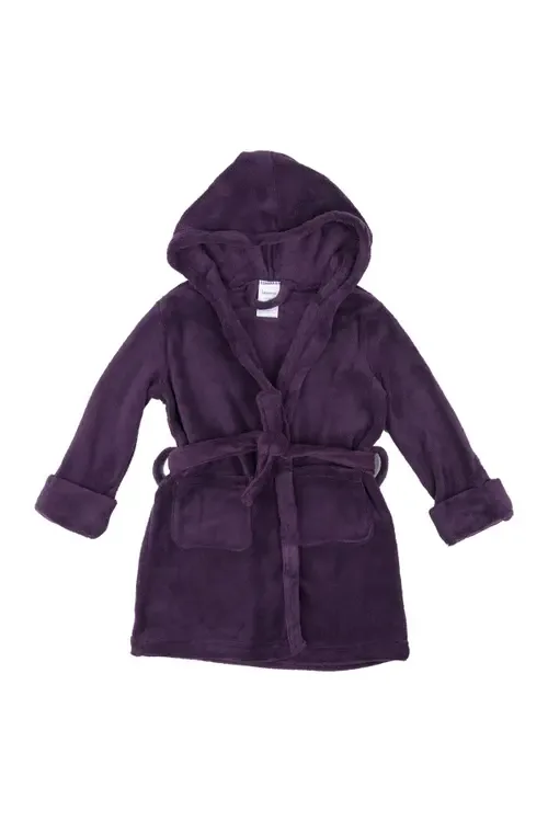 Fleece Hooded Robe by Leveret