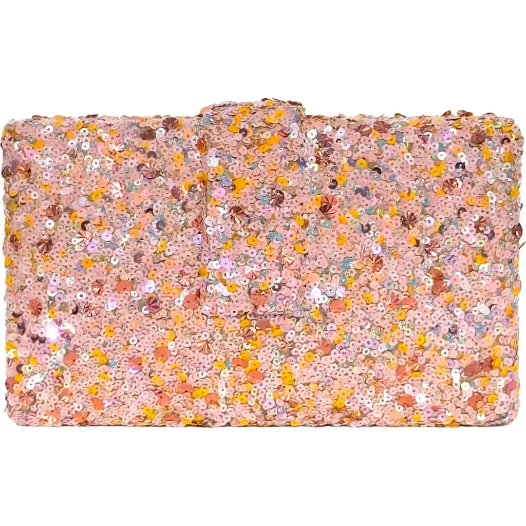 Fusion Sequin Kitsch Clutch by Simitri