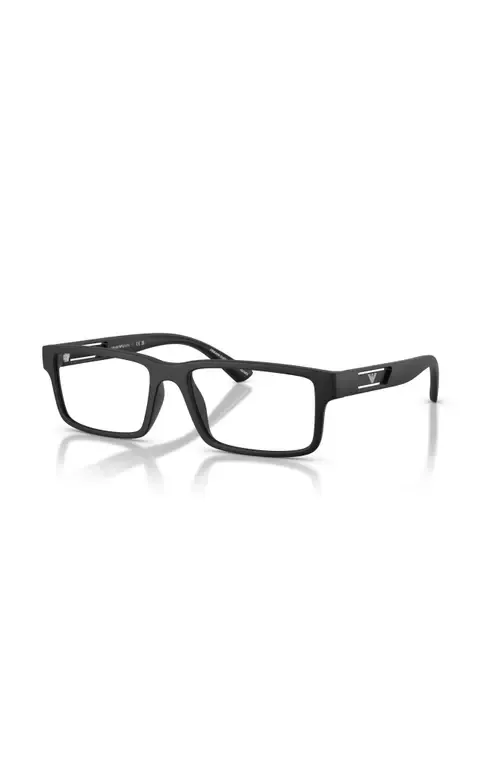 55mm Rectangle Optical Glasses by Emporio Armani