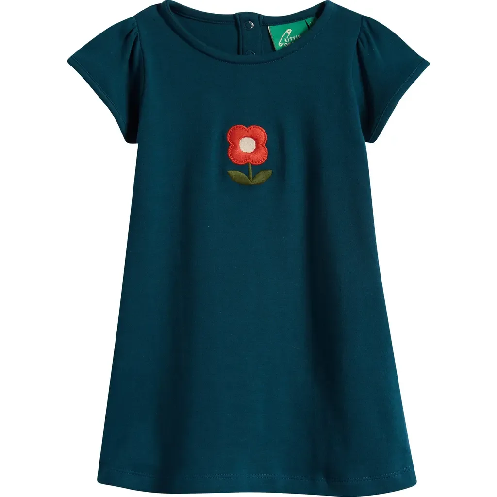 Floral Organic Cotton T-Shirt Dress by Little Green Radicals