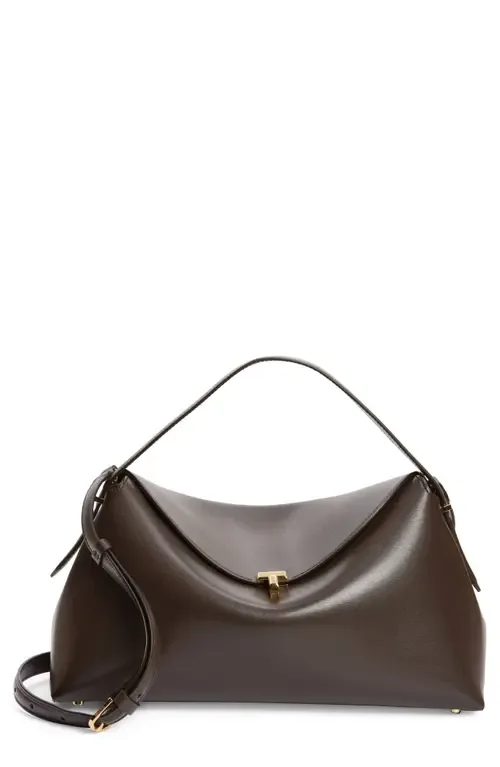 T-Lock Curve Shoulder Bag by TOTEME