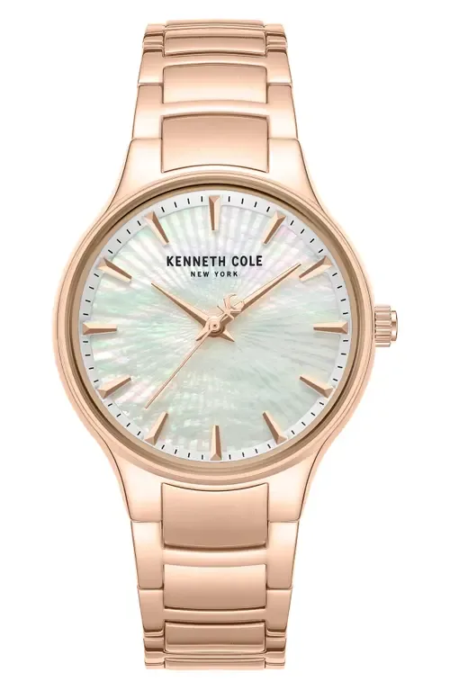 Mother-of-Pearl Dial Bracelet Watch, 34mm by Kenneth Cole New York