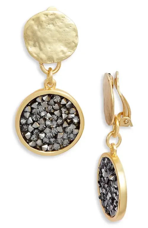 Crystal Clip on Earrings