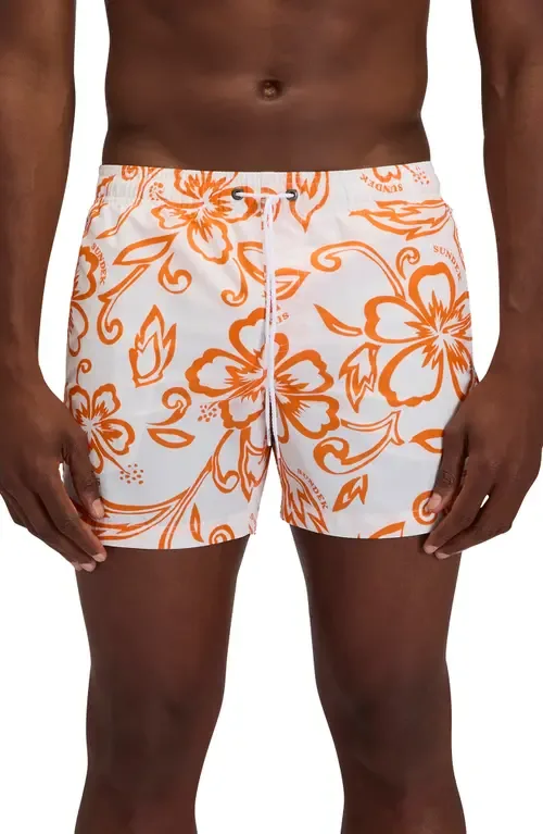 Print Swim Trunks by Sundek