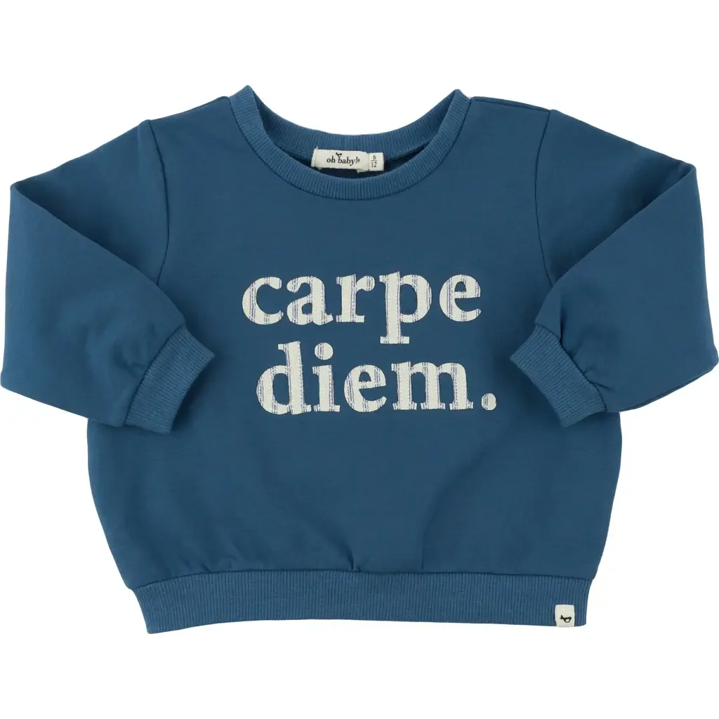 Carpe Diem Brooklyn Boxy Sweatshirt by oh baby!