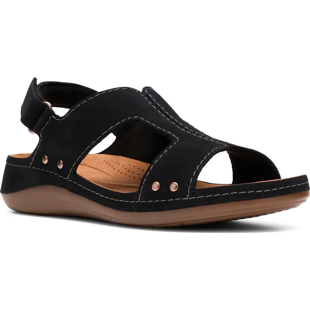 Cecily Sun Slingback Sandal in Tan Nubuck