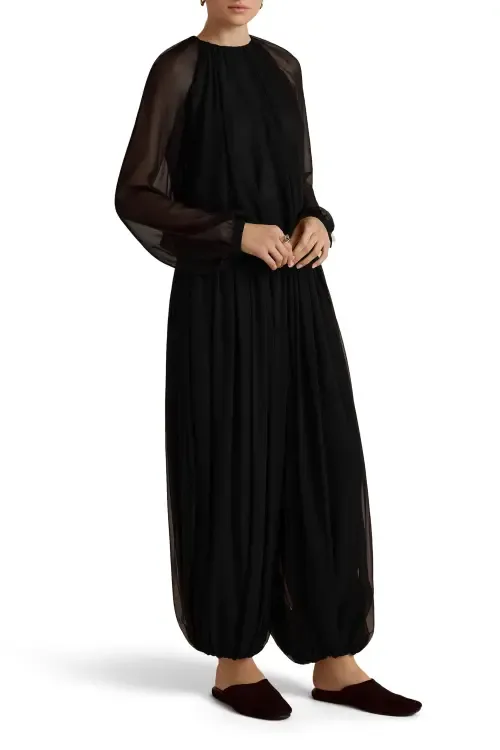 Layered Long Sleeve Blouse by Marina Moscone