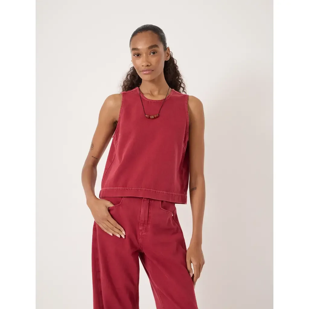 Valerie Denim Shell Top by Hush