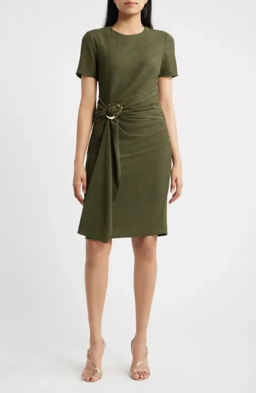 Side Tie Textured Knit Dress by Vince Camuto