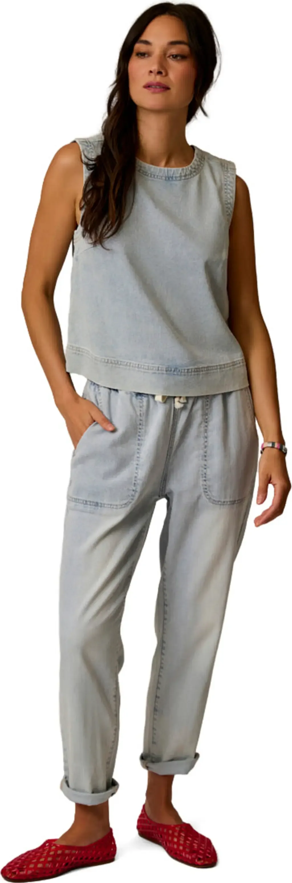 Susie Denim Tank