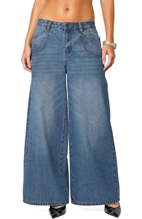 Jayden Low Rise Wide Leg Jeans by EDIKTED