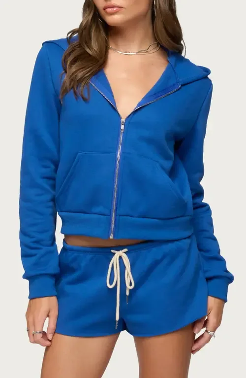 Lynette Zip-Up Hoodie by EDIKTED