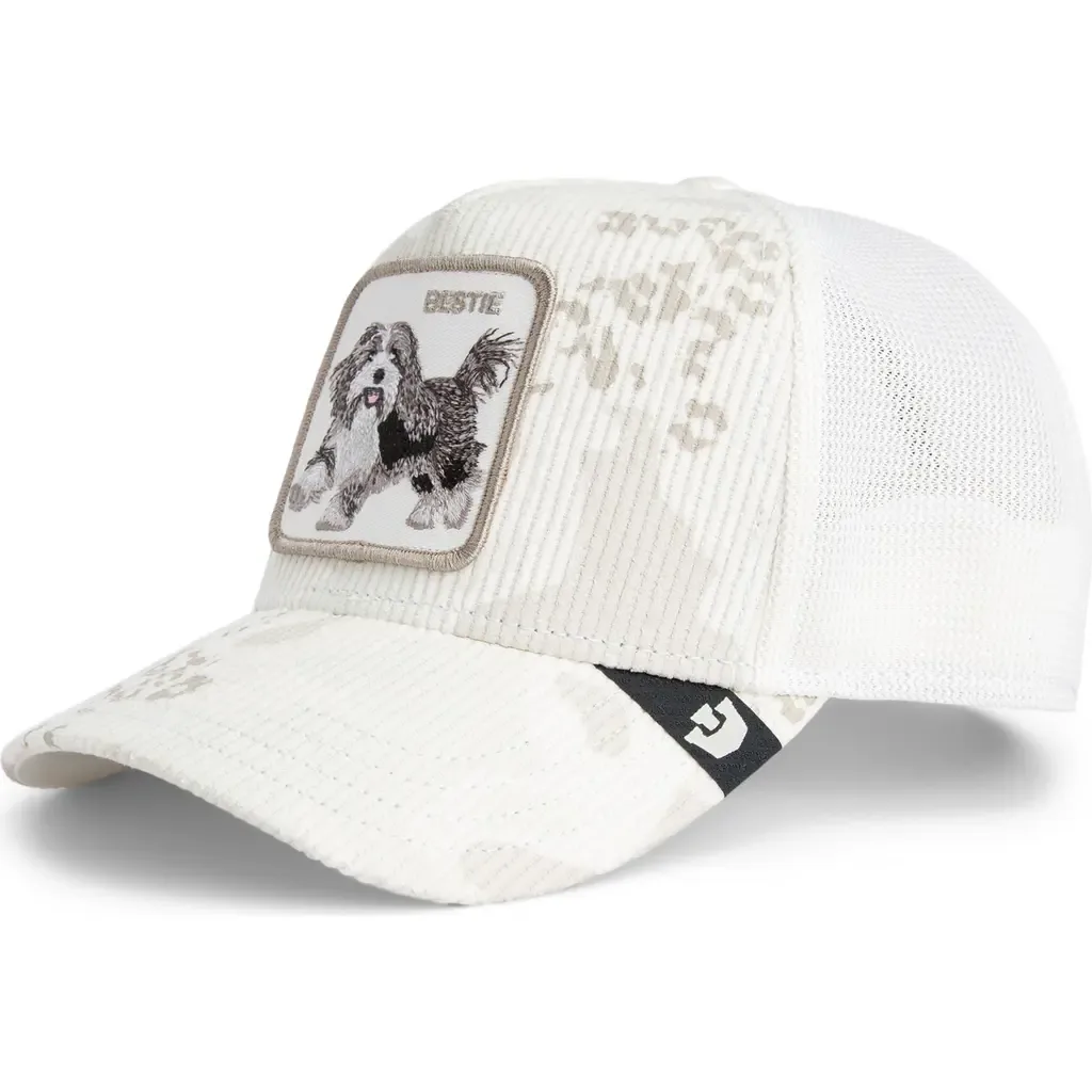 Bestie Camo Embroidered Patch Trucker Hat by Goorin Bros.