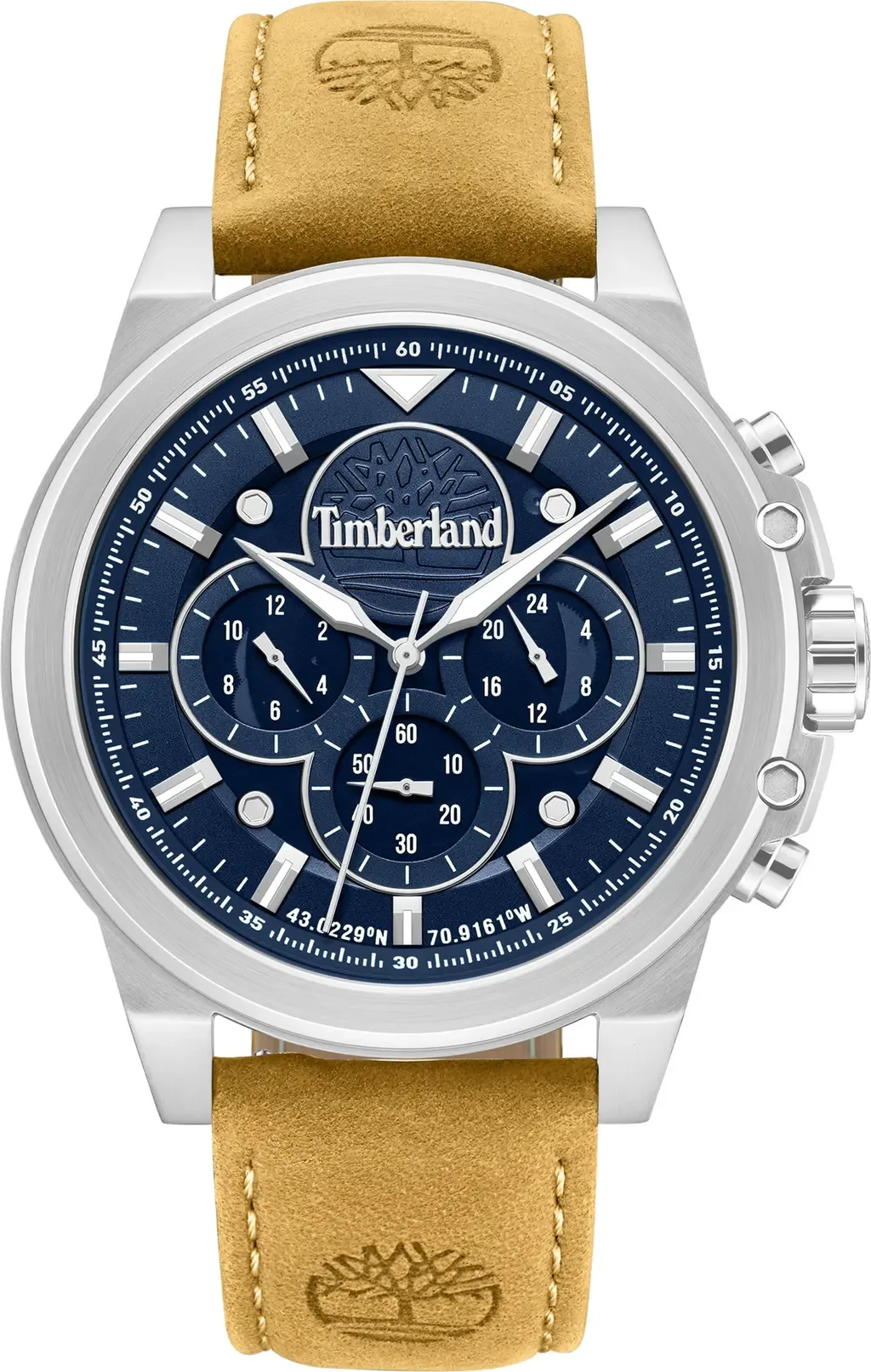 Fast Strike Chronograph Leather Strap Watch, 46mm by Timberland