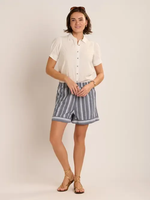 Lettie Striped Beach Short by Brakeburn