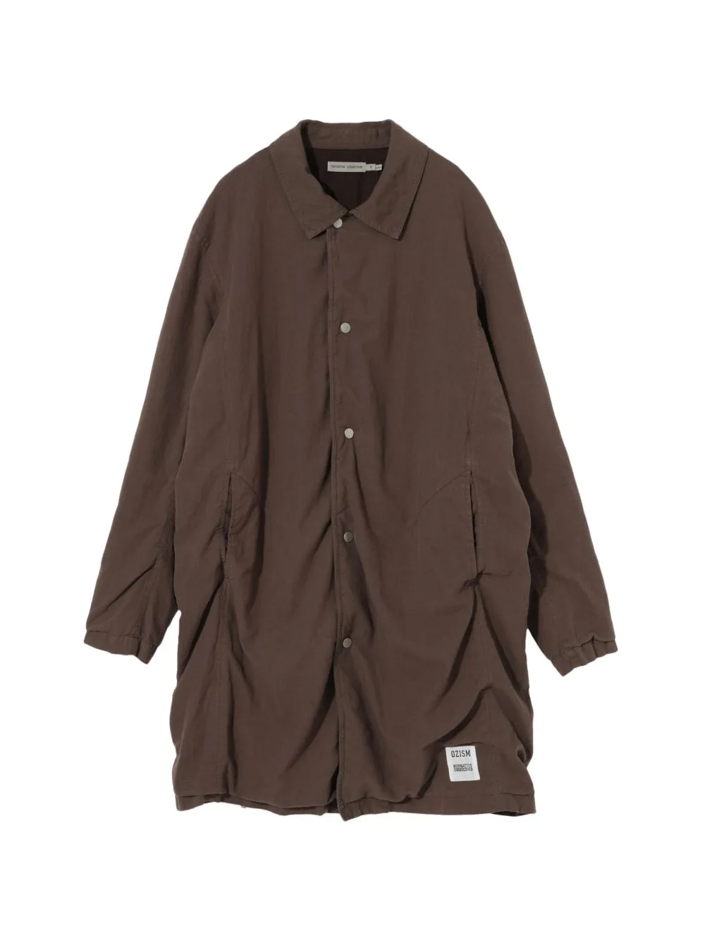 Undercover x Nonnative Logo-Patch Zip-Detail Trench Coat by Undercover