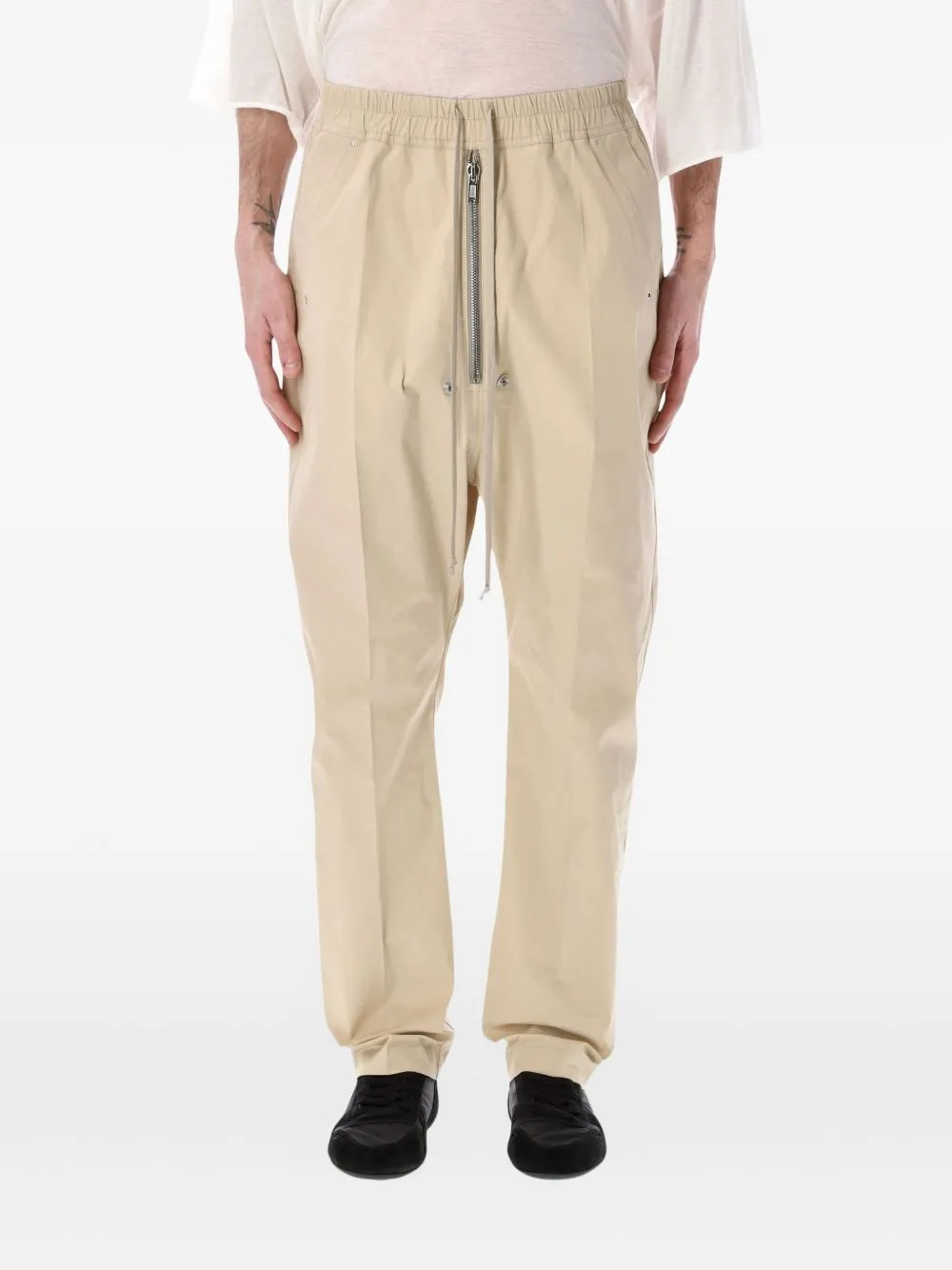 Bella Drawstring-Zip Trousers by Rick Owens