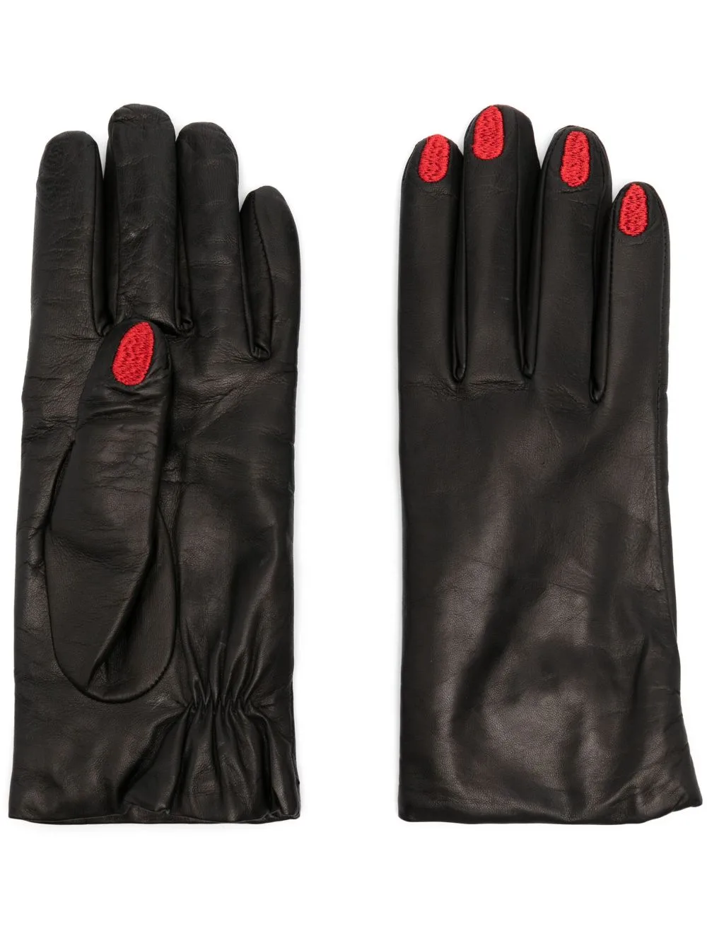 Leather Gloves by Vivetta