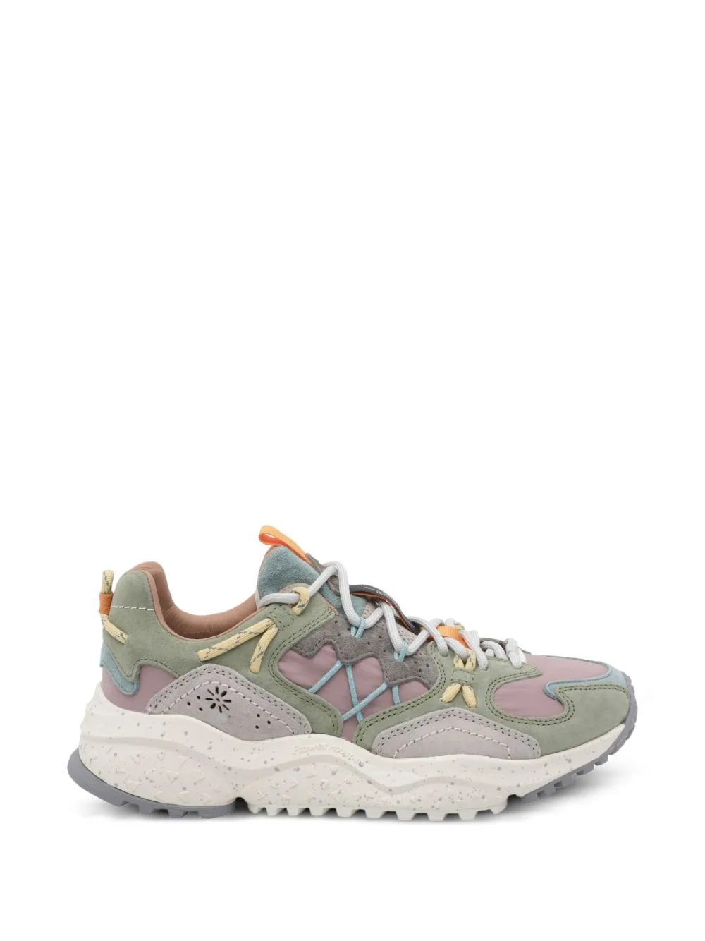 Yamabushi Suede-Panelled Sneakers