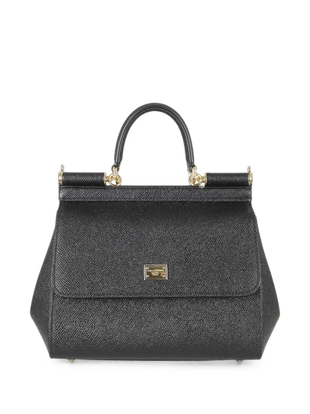 Small Sicily Handbag in Dauphine Calfskin by Dolce & Gabbana