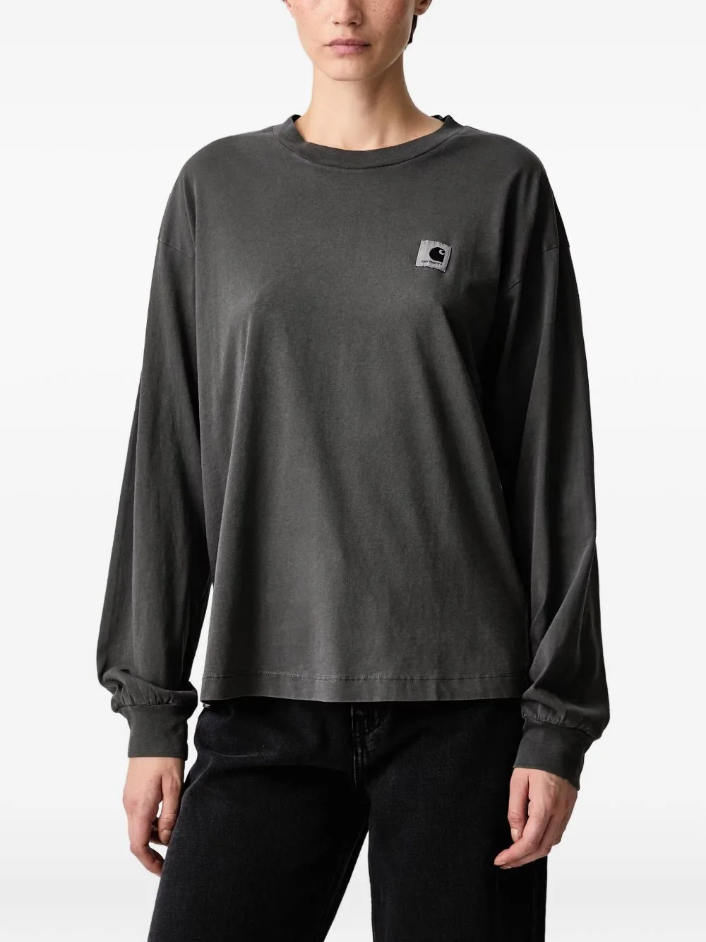Nelson Logo-Patch Long-Sleeve T-Shirt by Carhartt WIP