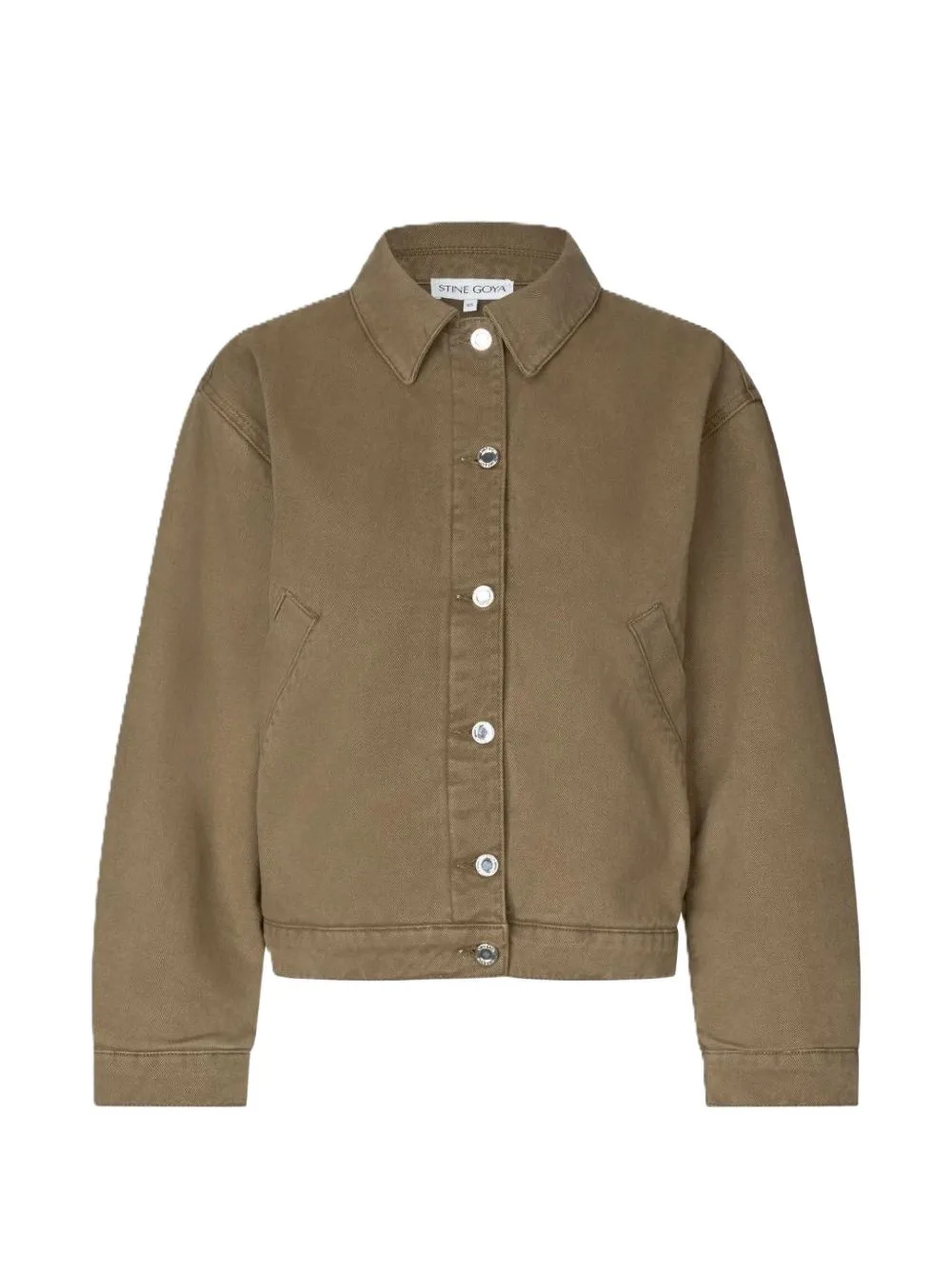 Button-Up Denim Jacket by Stine Goya